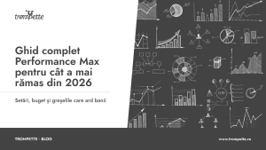 Ghid complet campanii PMax 2026 pentru e-commerce și lead generation