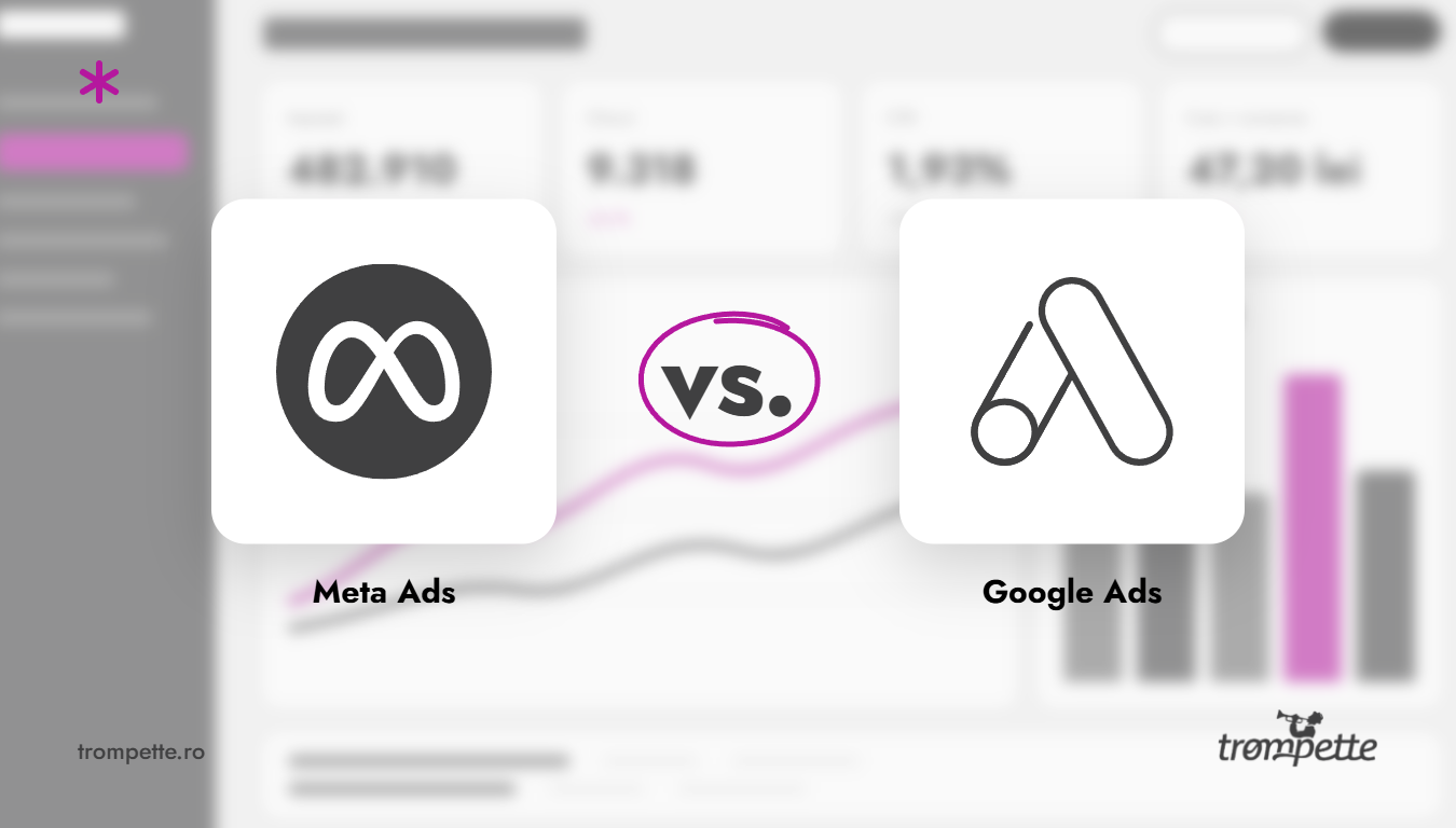 google ads vs Meta Ads: cum alegi canalul potrivit